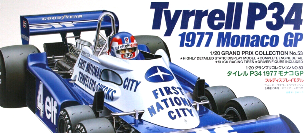 Tamiya Tyrrell P34 1977 Monaco GP Review Video