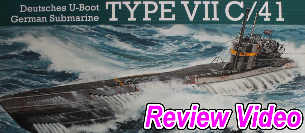 Revell 1/144th Deutsches U-Boot Type VII C/41 Unboxing & Review
