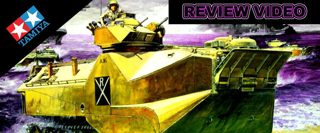 Tamiya 1/35th US Assault Amphibious Vehicle AAVP7A1 w/UGWS Unboxing and Review Video