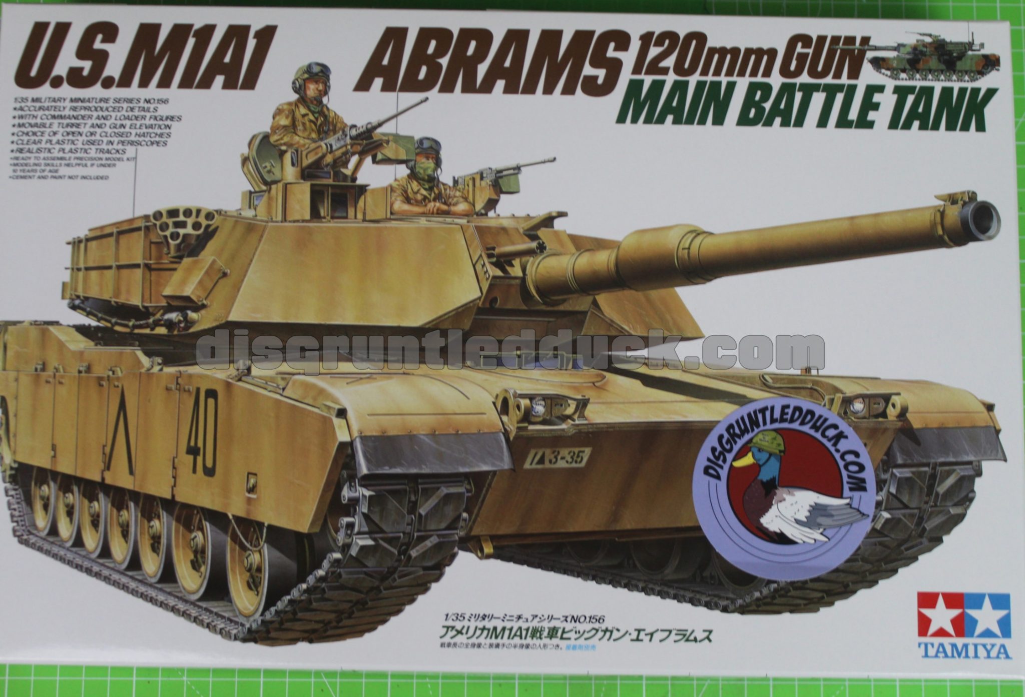 Tamiya 1/35th U.S.M1A1 Abrams Unboxing and Review Video