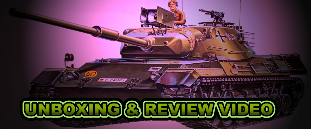 Tamiya 1/35th West German Leopard Tank Unboxing And Review Video