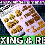 Tamiya 1/35th US Modern Infantry Equipment Unboxing and Review Video