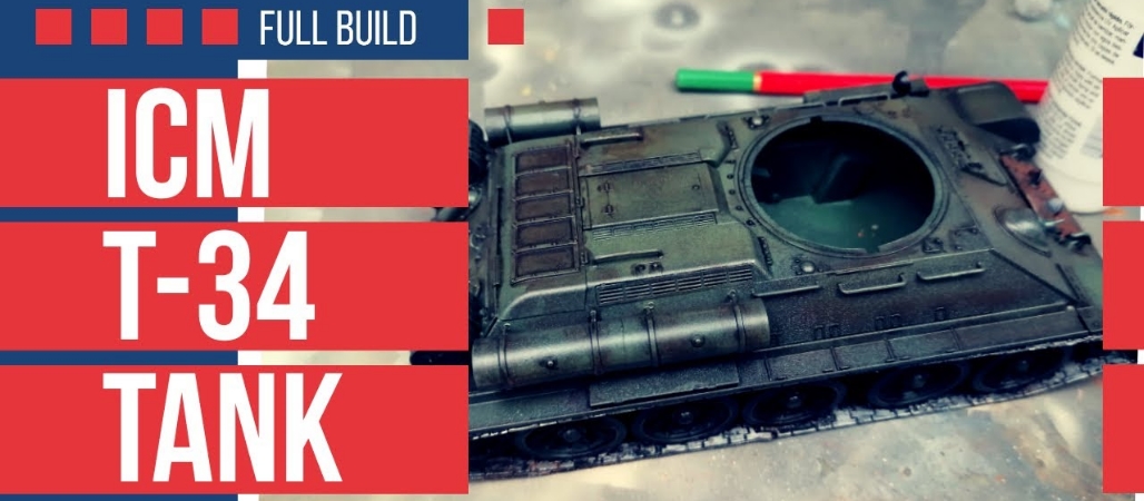 ICM 1/35th T34 – 85 Step By Step Full Build