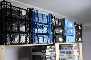 Part Built Scale Models Neatly Stored In My Hobby Room